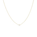 Heart Shaped Diamond Solitaire Necklace